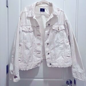 BDG oversized white denim jacket
